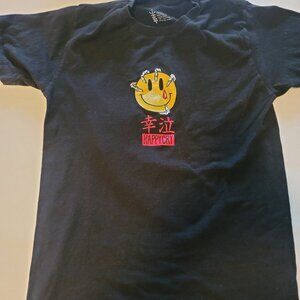 OhItsTeddy T Shirt Happy Cry Boost God Black Size Small Good Condition